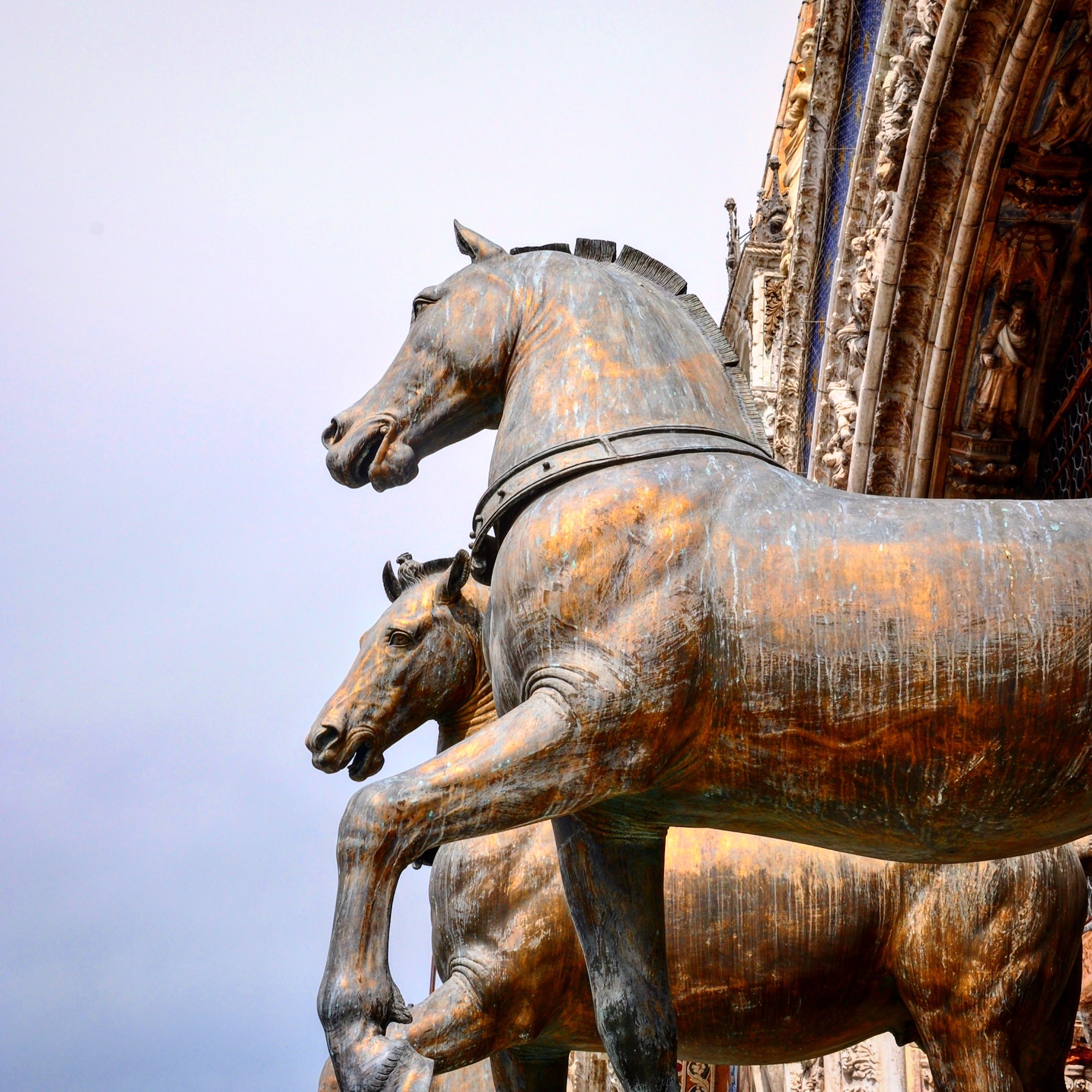 Four horses of St. Mark's Church Venice
