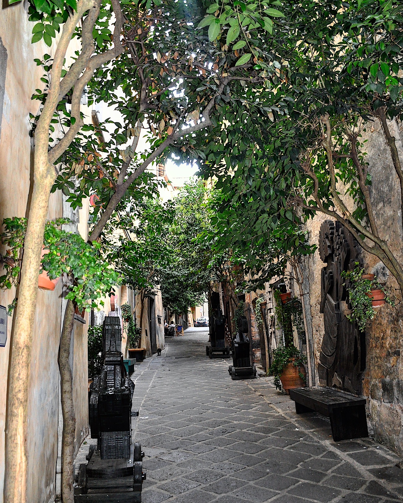 Street Scene of the artistic Orvieto, Italy