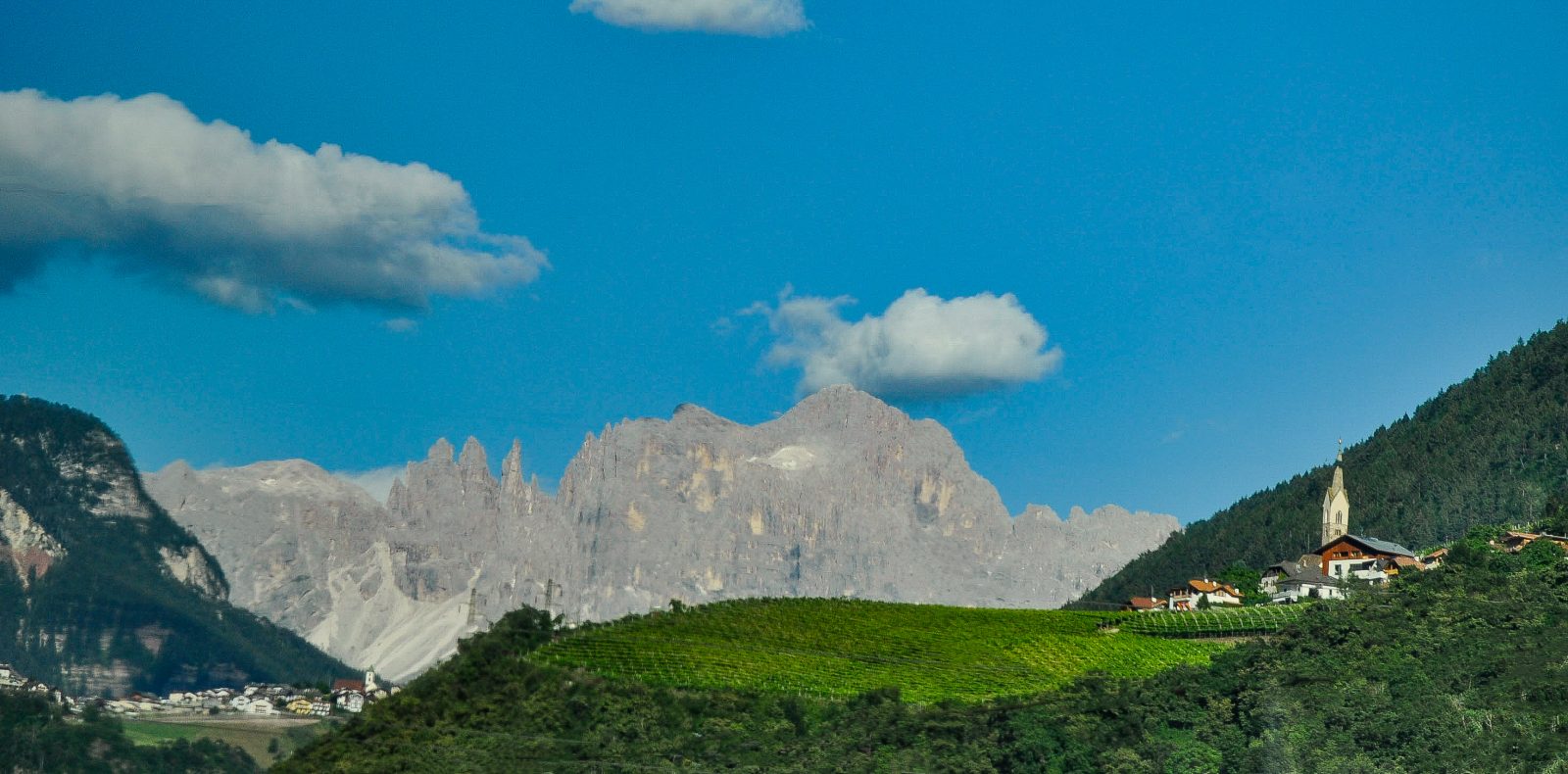 Mountains Italy Train Ride Village Church