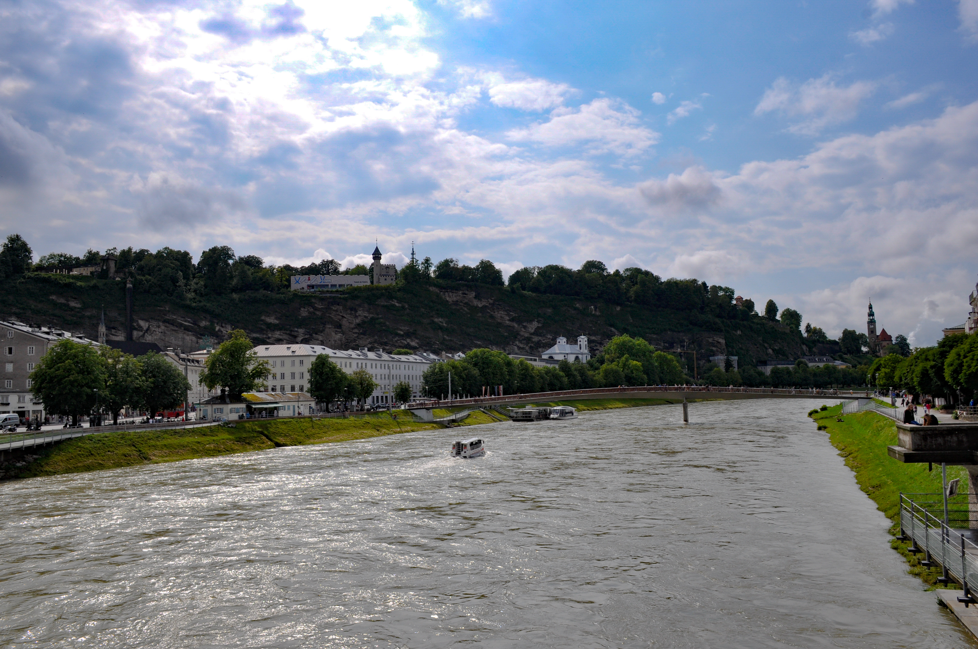 Salzach River Visit to Salzburg Austria