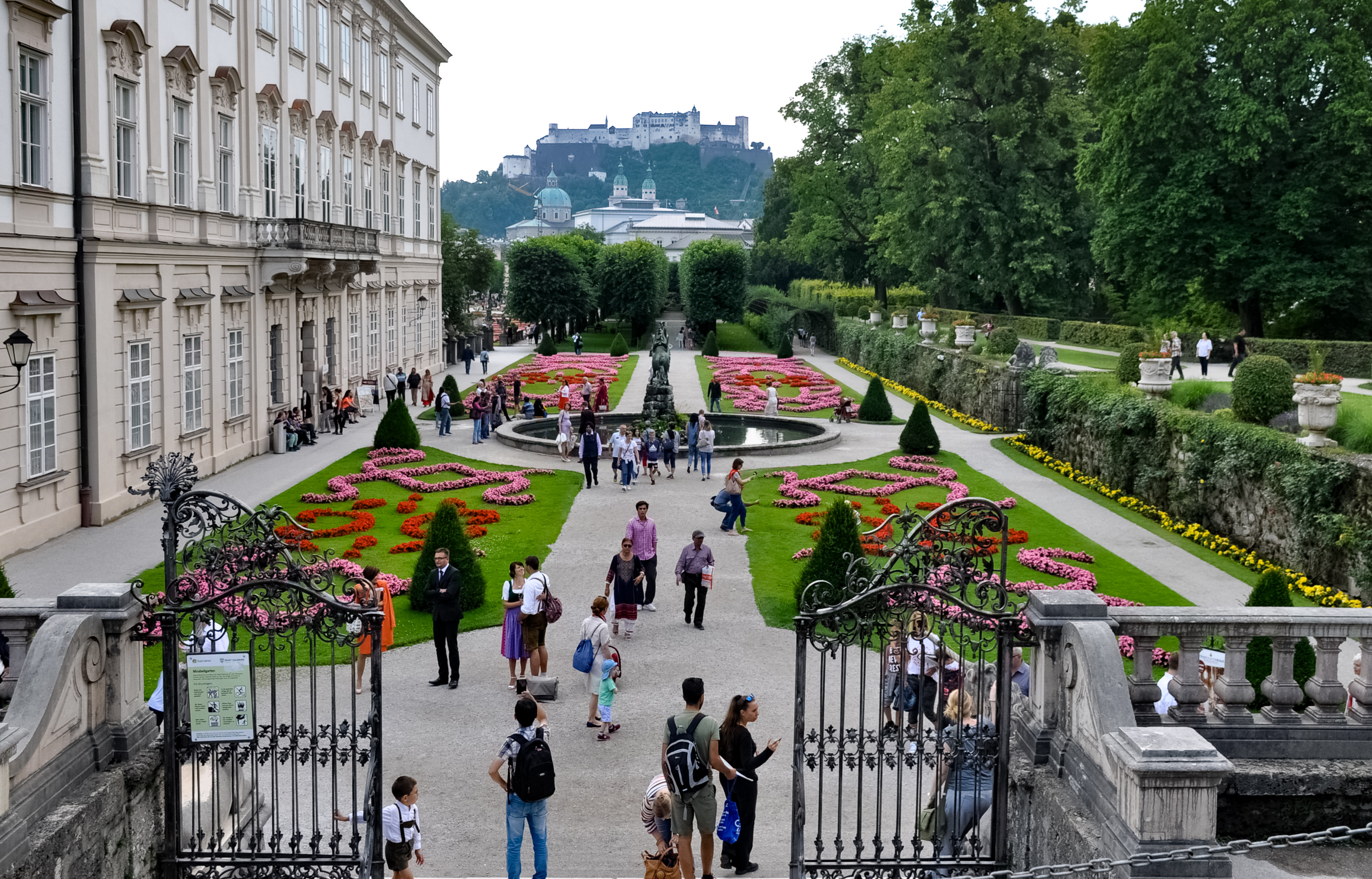 Mirabell Gardens Visit to Salzburg Austria