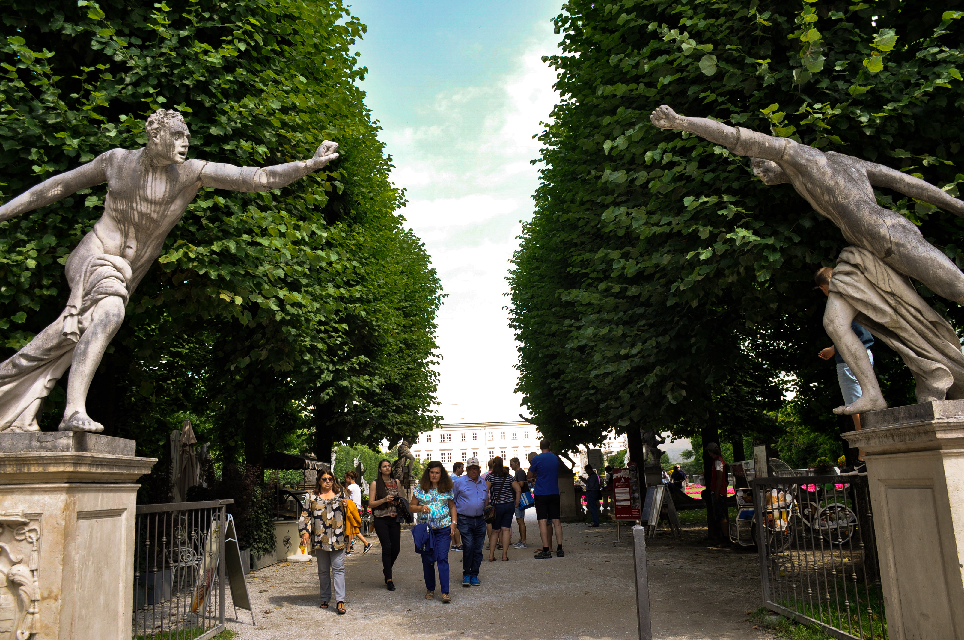 Statues in Mirabell Garden Visit to Salzburg