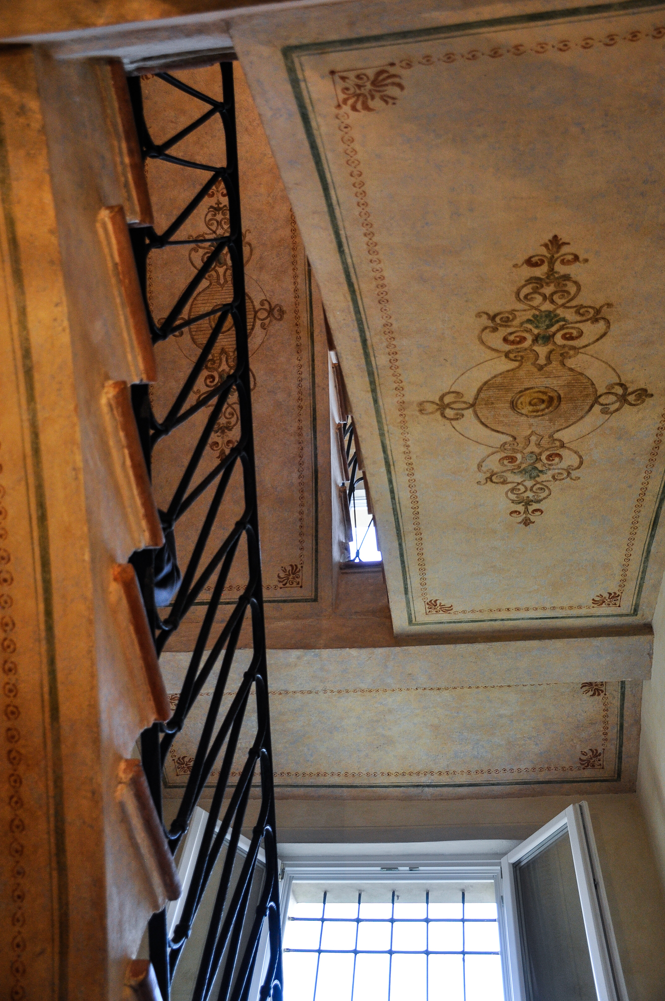 Frescoed Stairway