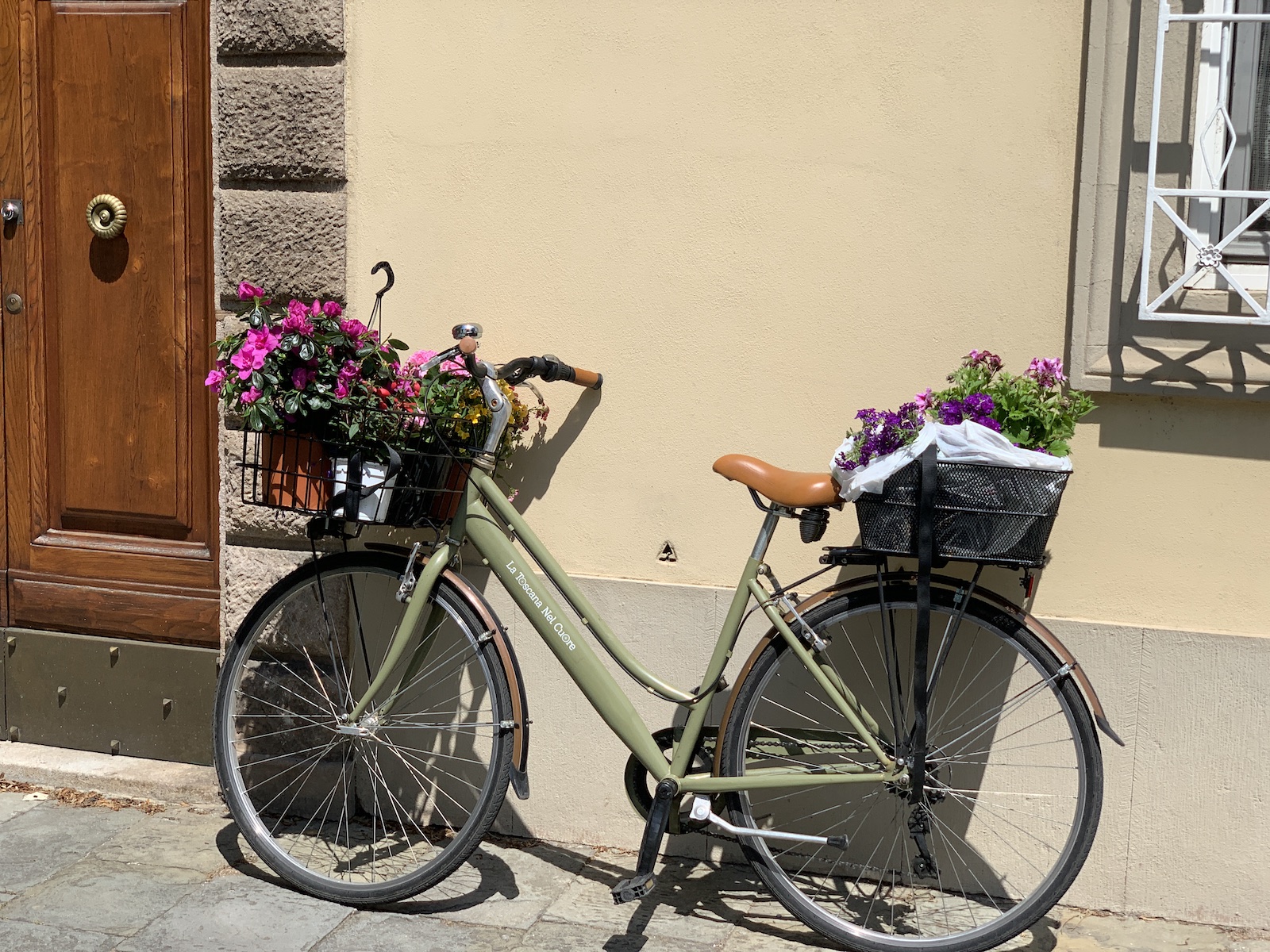Italian Bike With Flowers
