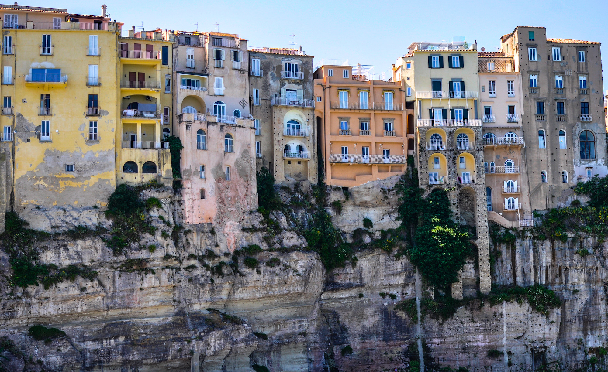 Cliffs of Tropea Italy-City View
